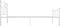 vidaXL - Bedframe - metaal - wit - 90x200 - cm