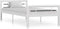 vidaXL - Bedframe - metaal - wit - en - zwart - 100x200 - cm
