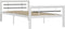 vidaXL - Bedframe - metaal - wit - en - zwart - 100x200 - cm