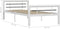 vidaXL - Bedframe - metaal - wit - en - zwart - 100x200 - cm