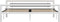 vidaXL - Bedframe - metaal - wit - en - zwart - 180x200 - cm