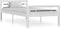 vidaXL - Bedframe - metaal - wit - en - zwart - 90x200 - cm