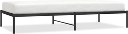vidaXL - Bedframe - metaal - zwart - 100x200 - cm
