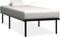 vidaXL - Bedframe - metaal - zwart - 100x200 - cm