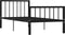 vidaXL - Bedframe - metaal - zwart - 100x200 - cm