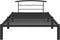 vidaXL - Bedframe - metaal - zwart - 100x200 - cm