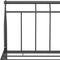 vidaXL - Bedframe - metaal - zwart - 100x200 - cm