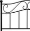 vidaXL - Bedframe - metaal - zwart - 100x200 - cm
