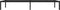 vidaXL - Bedframe - metaal - zwart - 100x200 - cm