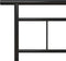vidaXL - Bedframe - metaal - zwart - 100x200 - cm