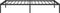 vidaXL - Bedframe - metaal - zwart - 100x200 - cm