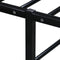 vidaXL - Bedframe - metaal - zwart - 100x200 - cm