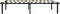 vidaXL - Bedframe - metaal - zwart - 100x200 - cm