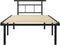 vidaXL - Bedframe - metaal - zwart - 100x200 - cm