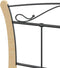 vidaXL - Bedframe - metaal - zwart - 100x200 - cm