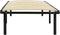 vidaXL - Bedframe - metaal - zwart - 100x200 - cm