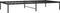 vidaXL - Bedframe - metaal - zwart - 100x200 - cm