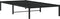 vidaXL - Bedframe - metaal - zwart - 100x200 - cm