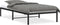 vidaXL - Bedframe - metaal - zwart - 107x203 - cm