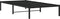 vidaXL - Bedframe - metaal - zwart - 107x203 - cm