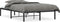 vidaXL - Bedframe - metaal - zwart - 120x190 - cm