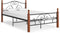 vidaXL - Bedframe - metaal - zwart - 120x200 - cm