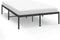 vidaXL - Bedframe - metaal - zwart - 120x200 - cm