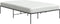 vidaXL - Bedframe - metaal - zwart - 120x200 - cm