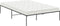 vidaXL - Bedframe - metaal - zwart - 120x200 - cm