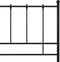 vidaXL - Bedframe - metaal - zwart - 120x200 - cm