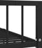 vidaXL - Bedframe - metaal - zwart - 120x200 - cm