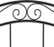 vidaXL - Bedframe - metaal - zwart - 120x200 - cm
