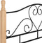 vidaXL - Bedframe - metaal - zwart - 120x200 - cm