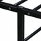 vidaXL - Bedframe - metaal - zwart - 120x200 - cm