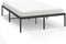 vidaXL - Bedframe - metaal - zwart - 120x200 - cm