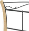 vidaXL - Bedframe - metaal - zwart - 120x200 - cm