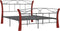 vidaXL - Bedframe - metaal - zwart - 120x200 - cm