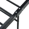 vidaXL - Bedframe - metaal - zwart - 120x200 - cm