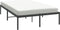 vidaXL - Bedframe - metaal - zwart - 120x200 - cm
