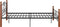 vidaXL - Bedframe - metaal - zwart - 120x200 - cm
