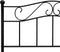vidaXL - Bedframe - metaal - zwart - 120x200 - cm