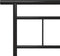 vidaXL - Bedframe - metaal - zwart - 120x200 - cm