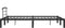 vidaXL - Bedframe - metaal - zwart - 120x200 - cm
