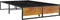 vidaXL - Bedframe - metaal - zwart - 120x200 - cm