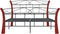 vidaXL - Bedframe - metaal - zwart - 120x200 - cm