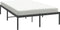 vidaXL - Bedframe - metaal - zwart - 120x200 - cm