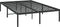vidaXL - Bedframe - metaal - zwart - 120x200 - cm
