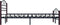 vidaXL - Bedframe - metaal - zwart - 120x200 - cm