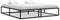 vidaXL - Bedframe - metaal - zwart - 140x200 - cm