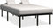 vidaXL - Bedframe - metaal - zwart - 140x200 - cm